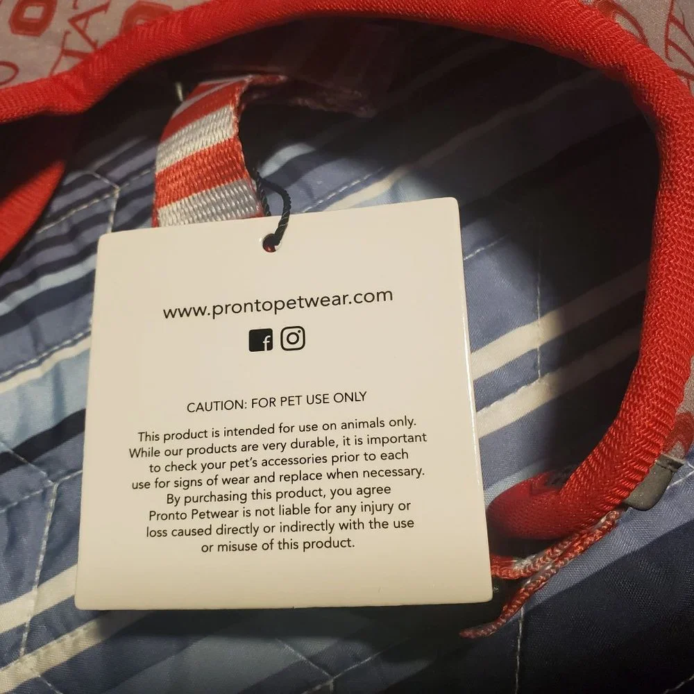 NEW Pronto Pet Sz M Ohio State Reversible Dog Harness